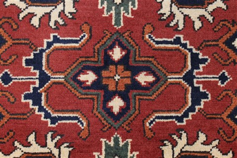 Turkman Brown Runner Hand Knotted 210 X 910 Area Rug 250-22704 Image 4