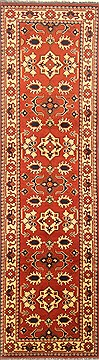 Indian Turkman Brown Runner 10 to 12 ft Wool Carpet 22704