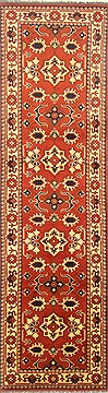 Turkman Brown Runner Hand Knotted 2'10" X 9'10"  Area Rug 250-22704