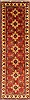 Kazak Brown Runner Hand Knotted 210 X 98  Area Rug 250-22708 Thumb 0