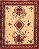 Afshar Beige Hand Knotted 47 X 58  Area Rug 100-22714 Thumb 0