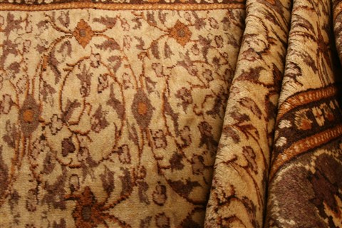 Kayseri Beige Square Hand Knotted 511 X 64 Area Rug 100-22721 Image 8