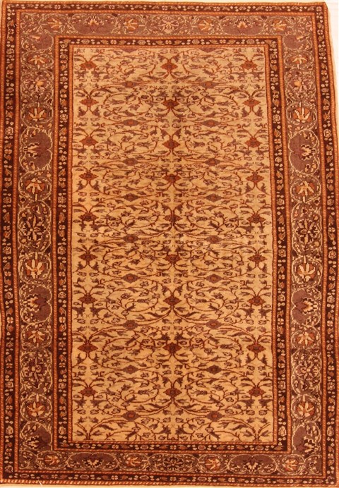 Kayseri Beige Square Hand Knotted 511 X 64 Area Rug 100-22721 Image 0