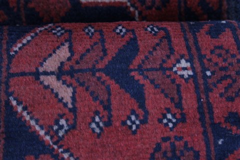 Bokhara Red Runner Hand Knotted 29 X 95 Area Rug 250-22726 Image 10