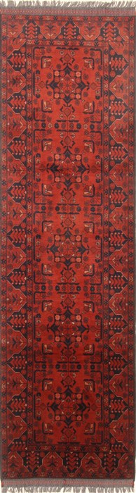 Bokhara Red Runner Hand Knotted 29 X 95 Area Rug 250-22726 Image 0