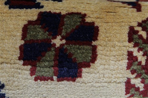 Kazak Yellow Runner Hand Knotted 29 X 97 Area Rug 250-22729 Image 9