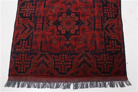 Bokhara Red Runner Hand Knotted 29 X 96 Area Rug 250-22734 Image 6
