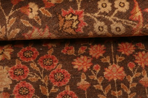 Hereke Red Hand Knotted 51 X 81 Area Rug 100-22736 Image 2