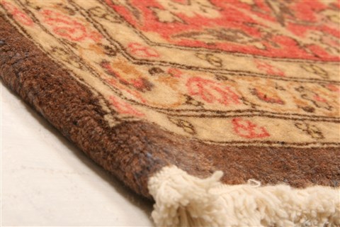 Hereke Red Hand Knotted 51 X 81 Area Rug 100-22736 Image 5