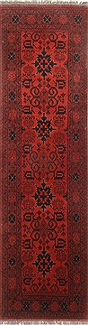 Bokhara Red Runner Hand Knotted 2'9" X 9'7"  Area Rug 250-22737