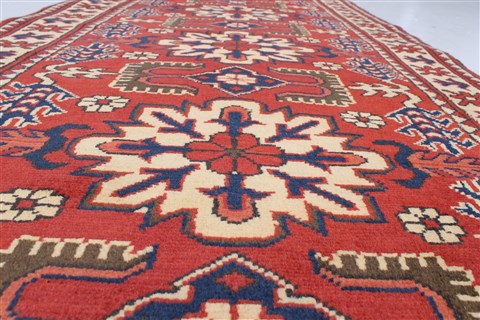 Turkman Brown Runner Hand Knotted 29 X 93 Area Rug 250-22739 Image 2