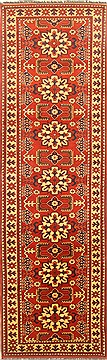 Indian Turkman Brown Runner 6 to 9 ft Wool Carpet 22739