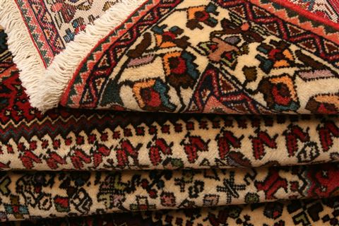 Abadeh Red Hand Knotted 411 X 66 Area Rug 100-22740 Image 5