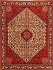 Abadeh Red Hand Knotted 411 X 66  Area Rug 100-22740 Thumb 0