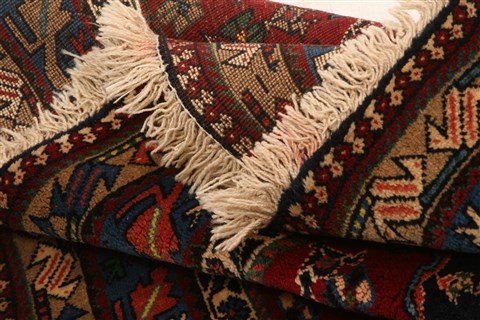 Yalameh Red Hand Knotted 50 X 68 Area Rug 253-22743 Image 5