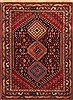 Yalameh Red Hand Knotted 50 X 68 Area Rug 253-22743 Thumb 0