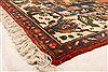 Bakhtiar Red Hand Knotted 65 X 68 Area Rug 100-22751 Thumb 1