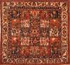 Bakhtiar Red Hand Knotted 65 X 68 Area Rug 100-22751 Thumb 0
