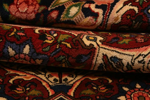 Bakhtiar Red Hand Knotted 50 X 78 Area Rug 100-22759 Image 3