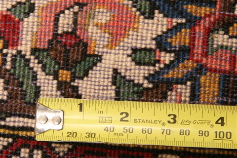 Bakhtiar Red Hand Knotted 50 X 78 Area Rug 100-22759 Image 7