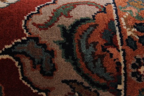 Sarouk Red Runner Hand Knotted 28 X 1110 Area Rug 250-22760 Image 9