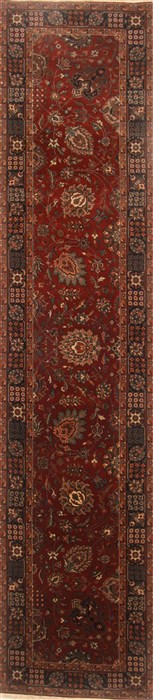 Sarouk Red Runner Hand Knotted 28 X 1110 Area Rug 250-22760 Image 0
