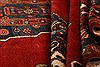 Hamedan Red Hand Knotted 53 X 83  Area Rug 253-22764 Thumb 4