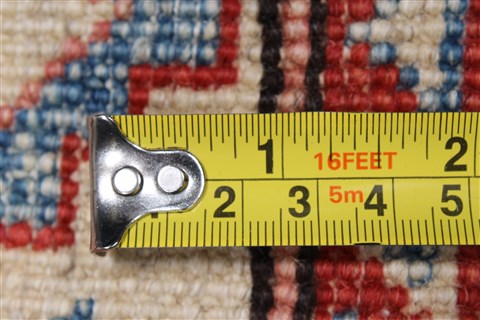 Kazak Blue Runner Hand Knotted 28 X 121  Area Rug 250-22769 Image 11