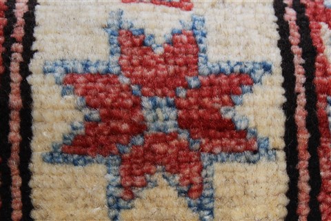 Kazak Blue Runner Hand Knotted 28 X 121  Area Rug 250-22769 Image 9