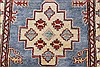 Kazak Blue Runner Hand Knotted 28 X 121  Area Rug 250-22769 Thumb 3