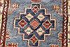 Kazak Blue Runner Hand Knotted 28 X 121  Area Rug 250-22769 Thumb 4