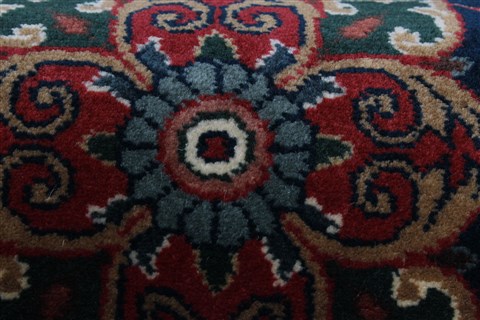 Semnan Blue Runner Hand Knotted 26 X 120 Area Rug 250-22771 Image 8