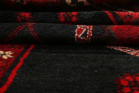 Baluch Blue Hand Knotted 51 X 95 Area Rug 100-22773 Image 3