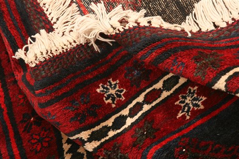 Baluch Blue Hand Knotted 51 X 95 Area Rug 100-22773 Image 5