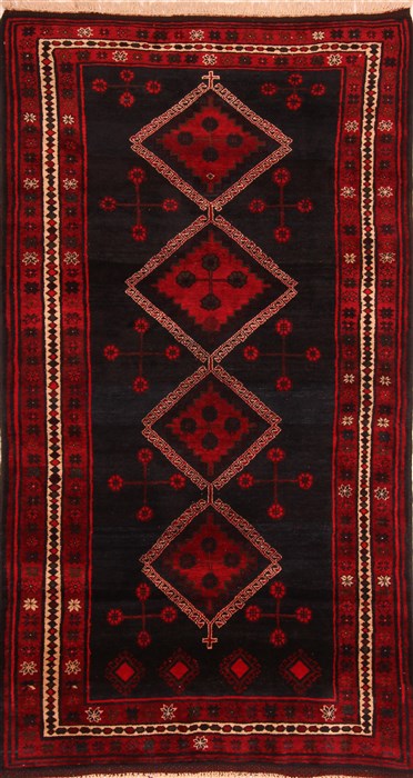 Baluch Blue Hand Knotted 51 X 95 Area Rug 100-22773 Image 0