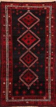Persian Baluch Blue Rectangle 6x9 ft Wool Carpet 22773