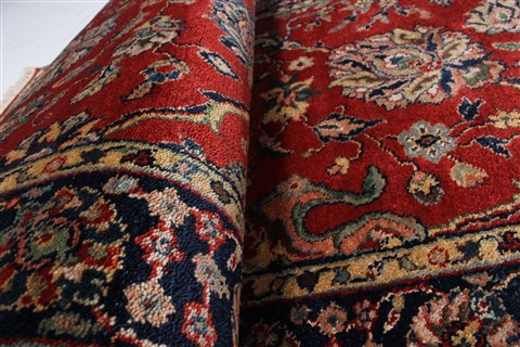 Tabriz Red Runner Hand Knotted 27 X 116 Area Rug 250-22774 Image 11