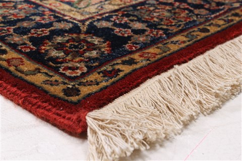 Tabriz Red Runner Hand Knotted 27 X 116 Area Rug 250-22774 Image 6