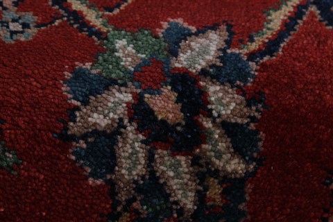 Tabriz Red Runner Hand Knotted 27 X 116 Area Rug 250-22774 Image 7