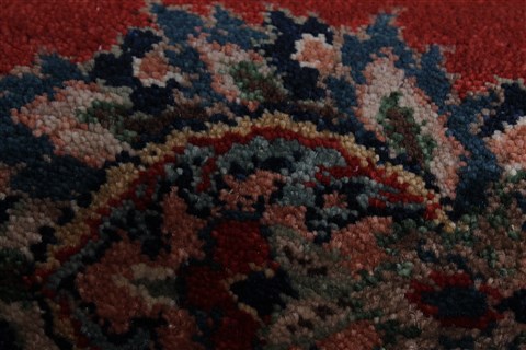 Tabriz Red Runner Hand Knotted 27 X 116 Area Rug 250-22774 Image 8
