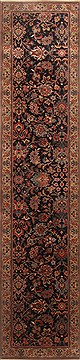 Kashmir Blue Runner Hand Knotted 2'8" X 11'8"  Area Rug 250-22777