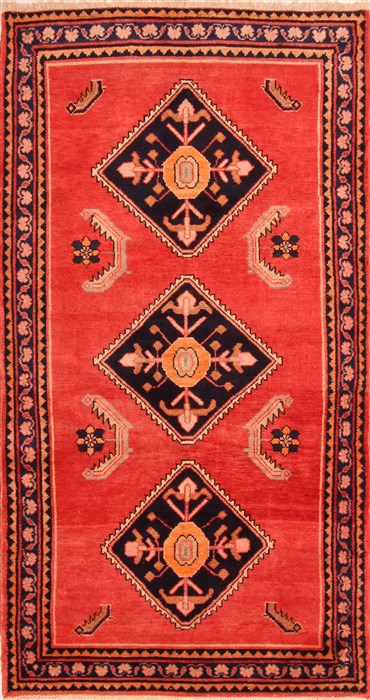 Lilihan Red Hand Knotted 37 X 69 Area Rug 100-22778 Image 0