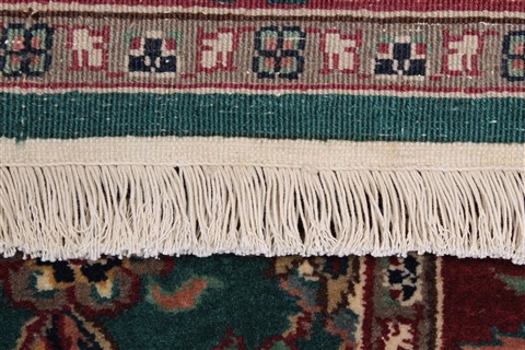 Semnan Green Runner Hand Knotted 27 X 123 Area Rug 250-22781 Image 1