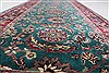 Semnan Green Runner Hand Knotted 27 X 123  Area Rug 250-22781 Thumb 2