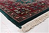 Semnan Green Runner Hand Knotted 27 X 123  Area Rug 250-22781 Thumb 6