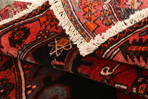 Bakhtiar Red Hand Knotted 57 X 102 Area Rug 100-22785 Image 5