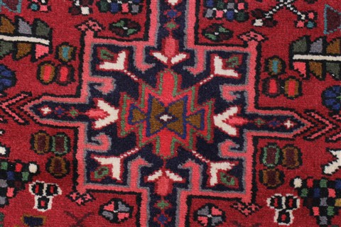 Karajeh Red Runner Hand Knotted 26 X 1211 Area Rug 250-22788 Image 3