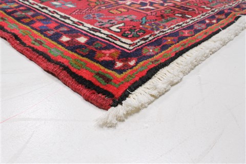 Karajeh Red Runner Hand Knotted 26 X 1211 Area Rug 250-22788 Image 6