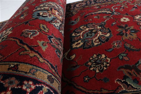 Tabriz Red Runner Hand Knotted 27 X 123 Area Rug 250-22791 Image 11