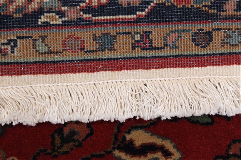Tabriz Red Runner Hand Knotted 27 X 123 Area Rug 250-22791 Image 1